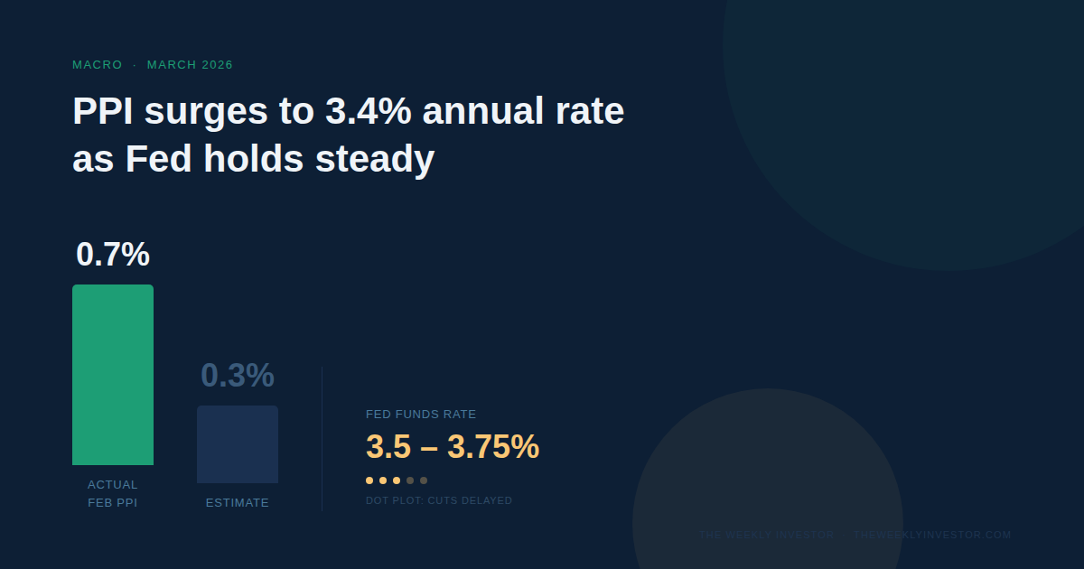 PPI Comes in at 0.7%, Worst Inflation Surprise in a Year