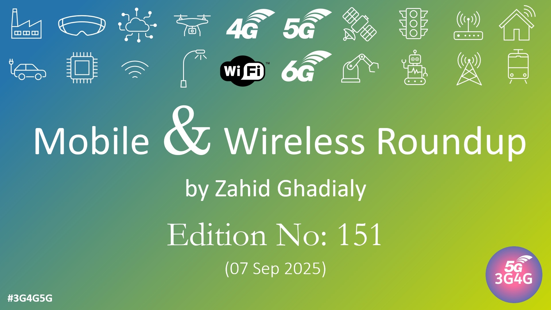 Mobile & Wireless Roundup No. 151