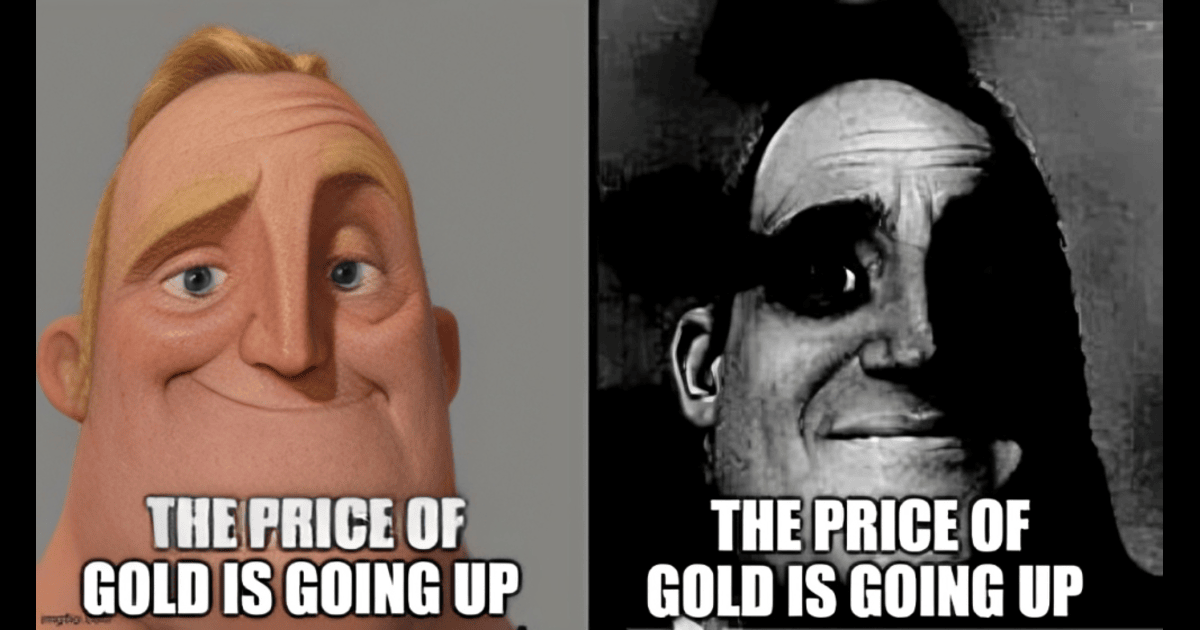 Gold Shines, Stocks Slip