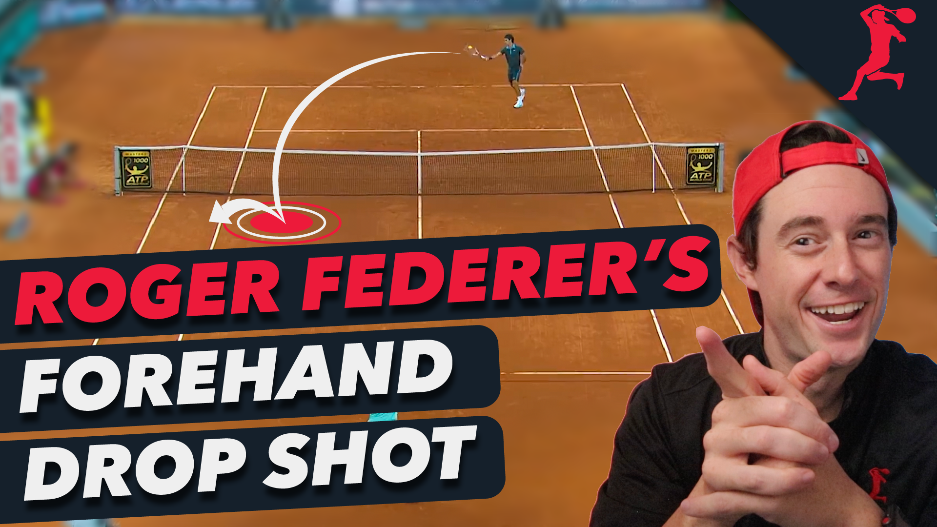 Roger Federer's Forehand Drop Shot Tactics
