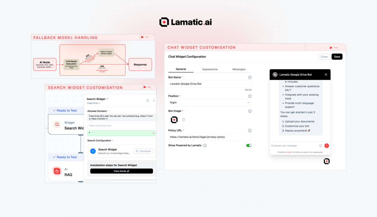 Model Reliability, Widget Customisation and new guides