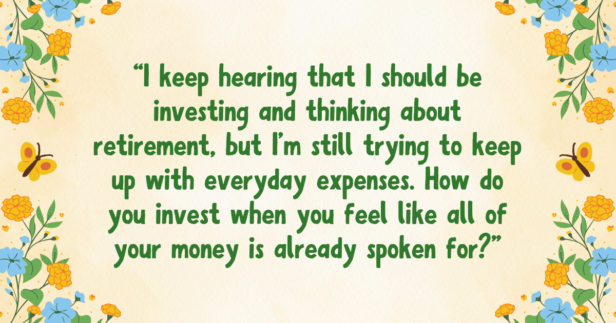 Should you invest if money is tight?