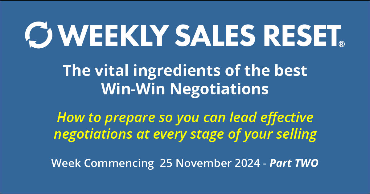 The vital ingredients of the best Win-Win Negotiations