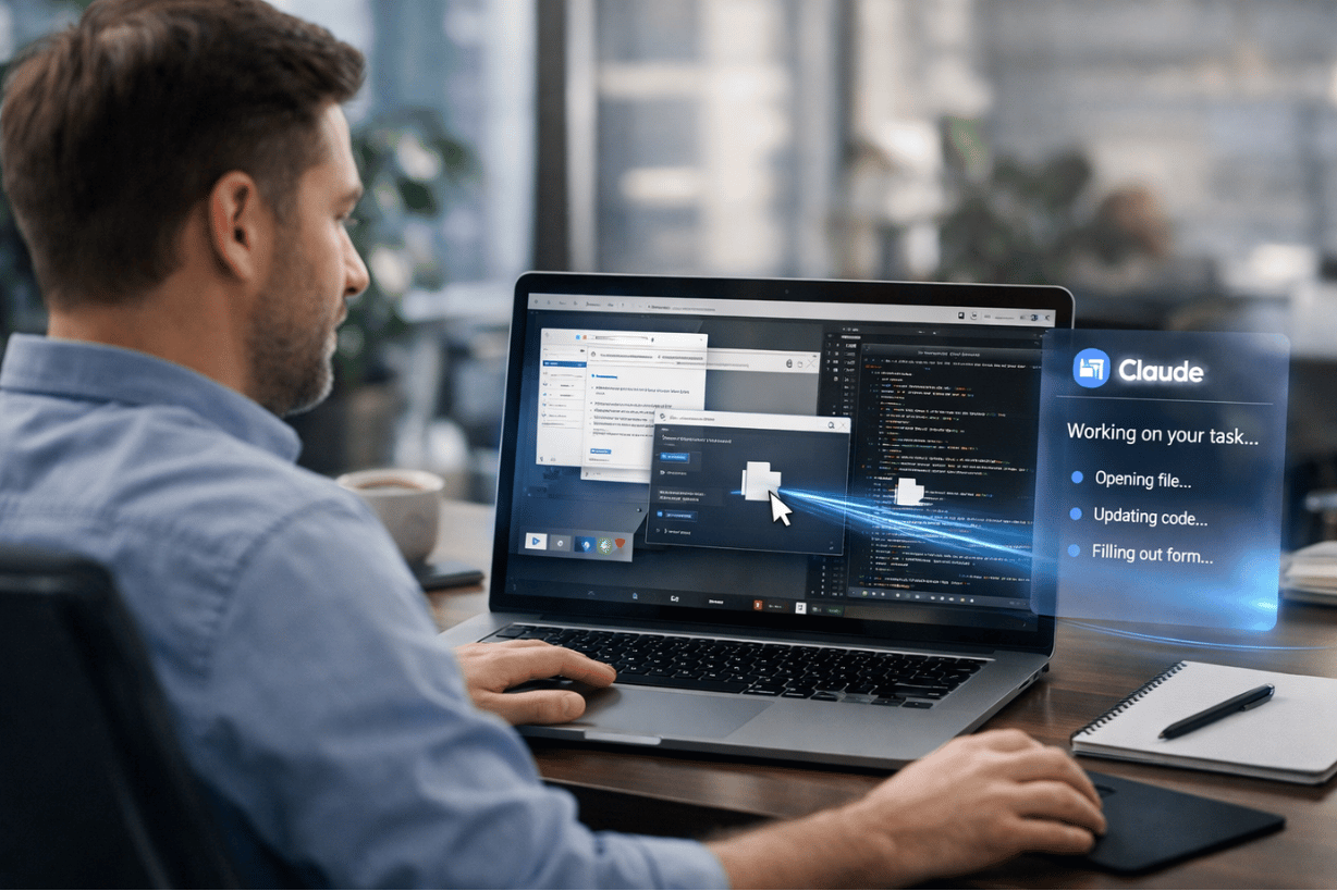Anthropic Gives Claude Computer Control — Cowork and Code Users Can Now Delegate Desktop Tasks