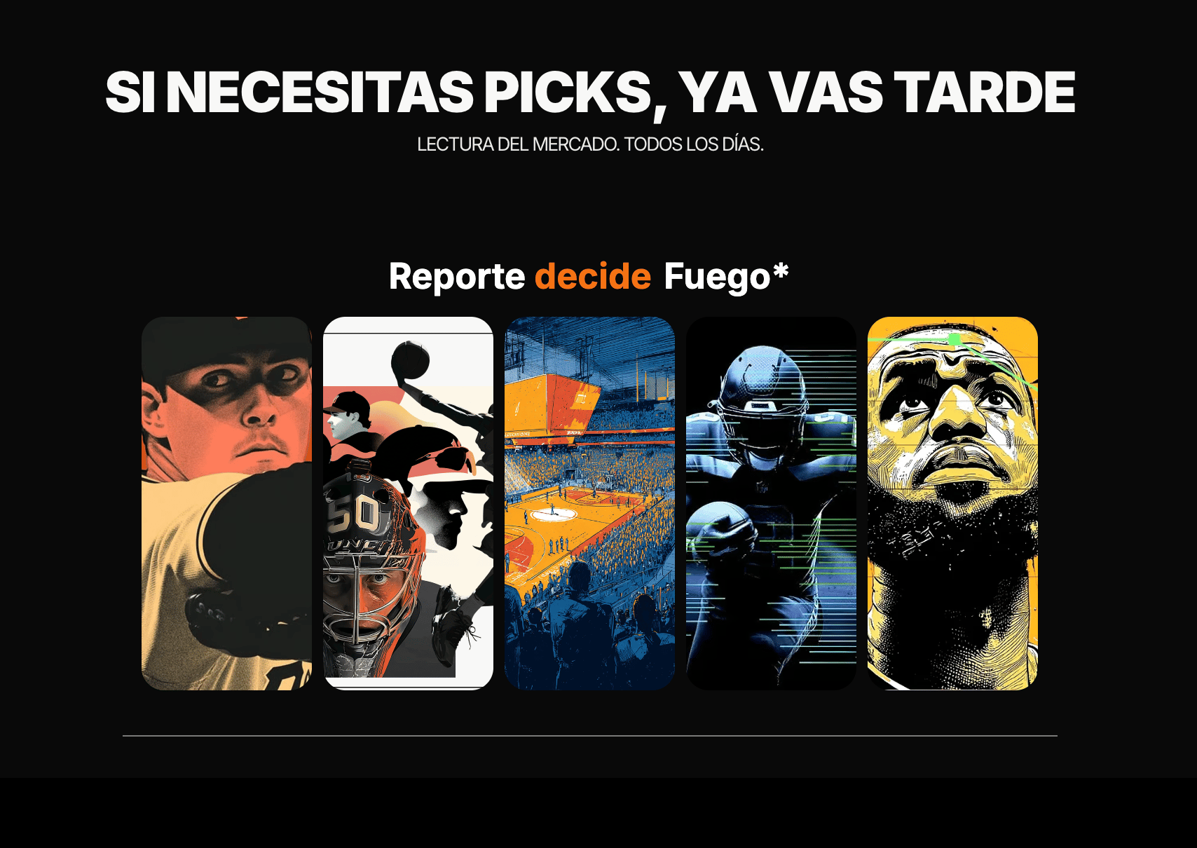 Si necesitas picks, ya vas tarde