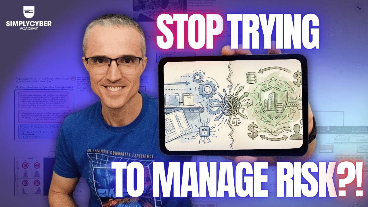 Stop Trying to Manage Risk?!