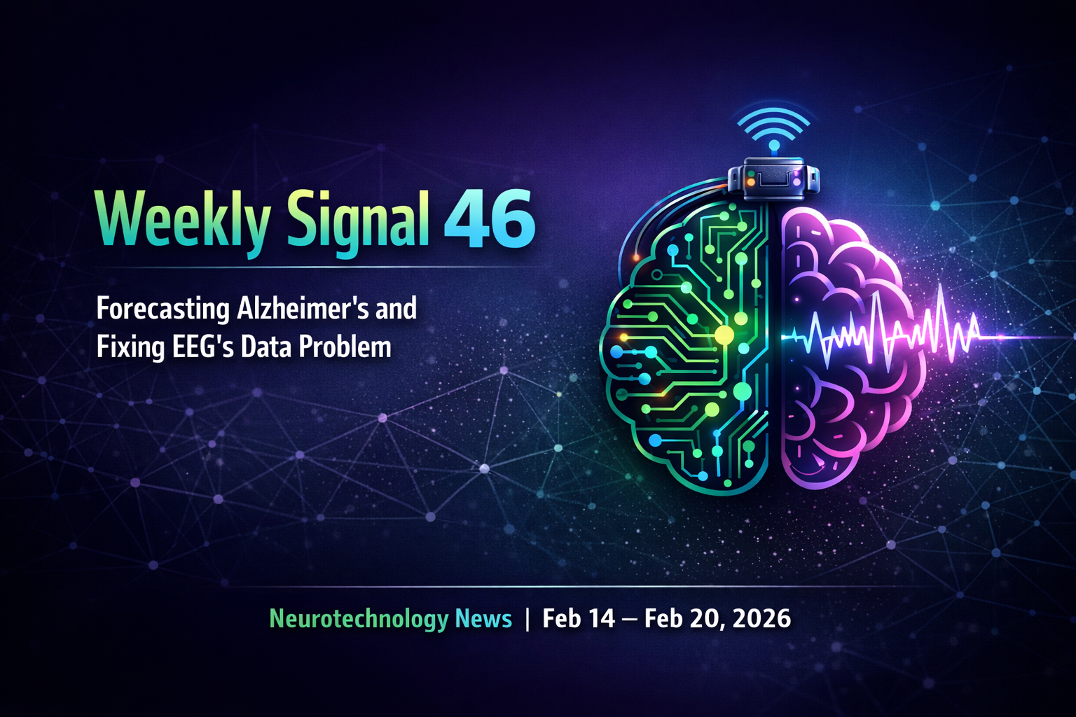 Weekly Signal: 46 | Forecasting Alzheimer's and Fixing EEG's Data Problem