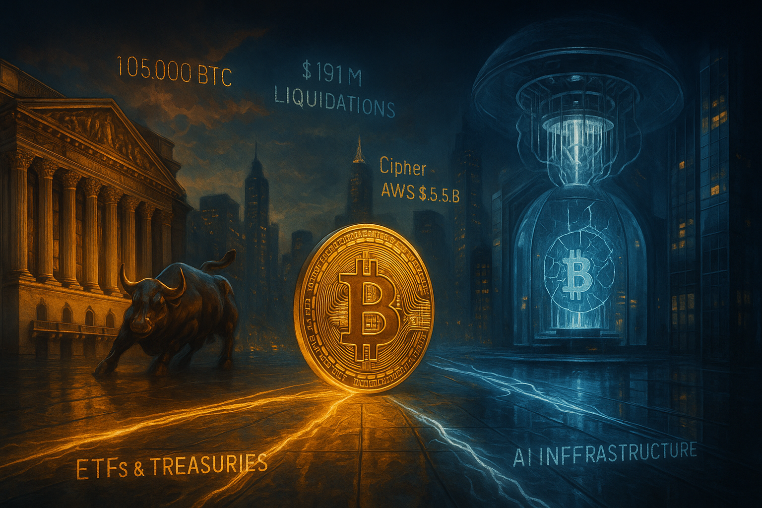 Institutional buyers pause, Bitcoin slides, Cipher pivots