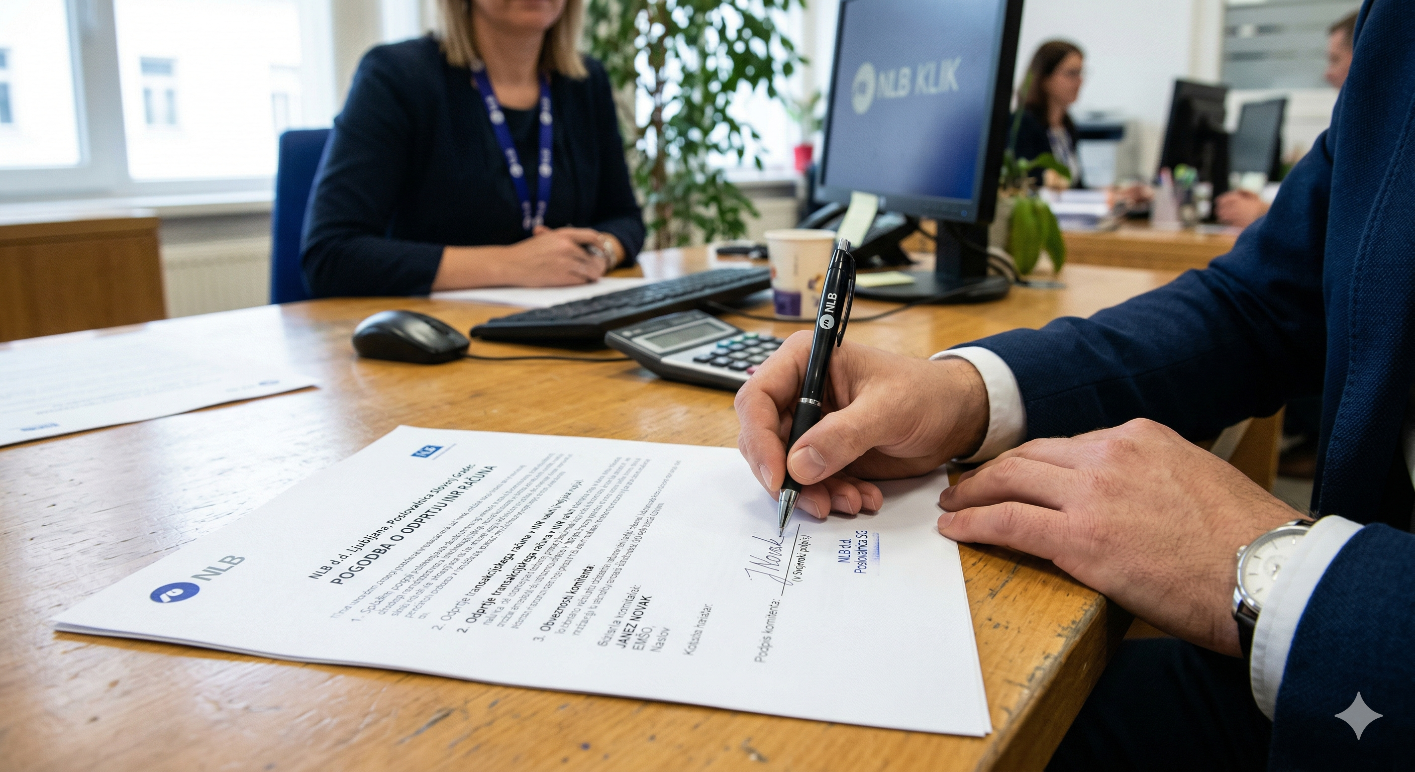 Odprl sem INR račun