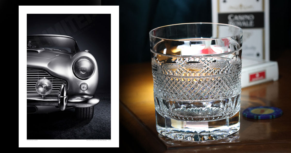 WIN DB5 Print and Cumbria Crystal Tumbler