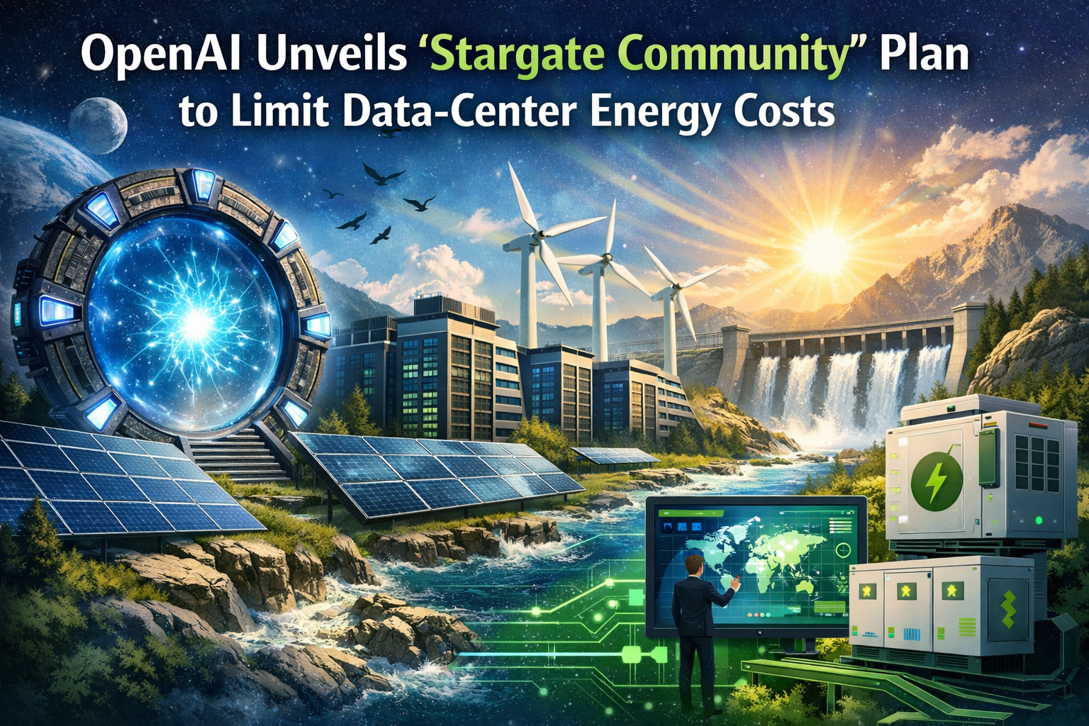 OpenAI Unveils Stargate Community Plan to Limit Data-Center Energy Costs