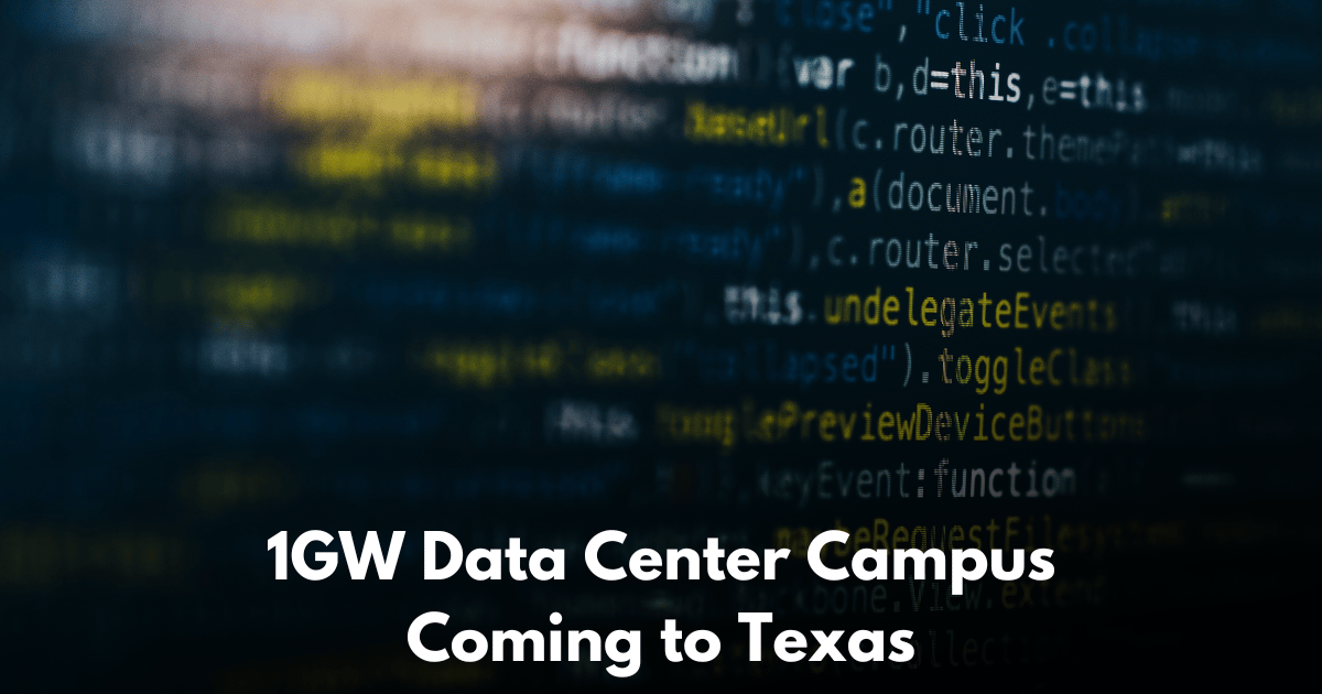 New Era Energy and Stream Data Centers Team Up for 1+ GW Data Center Campus in West Texas