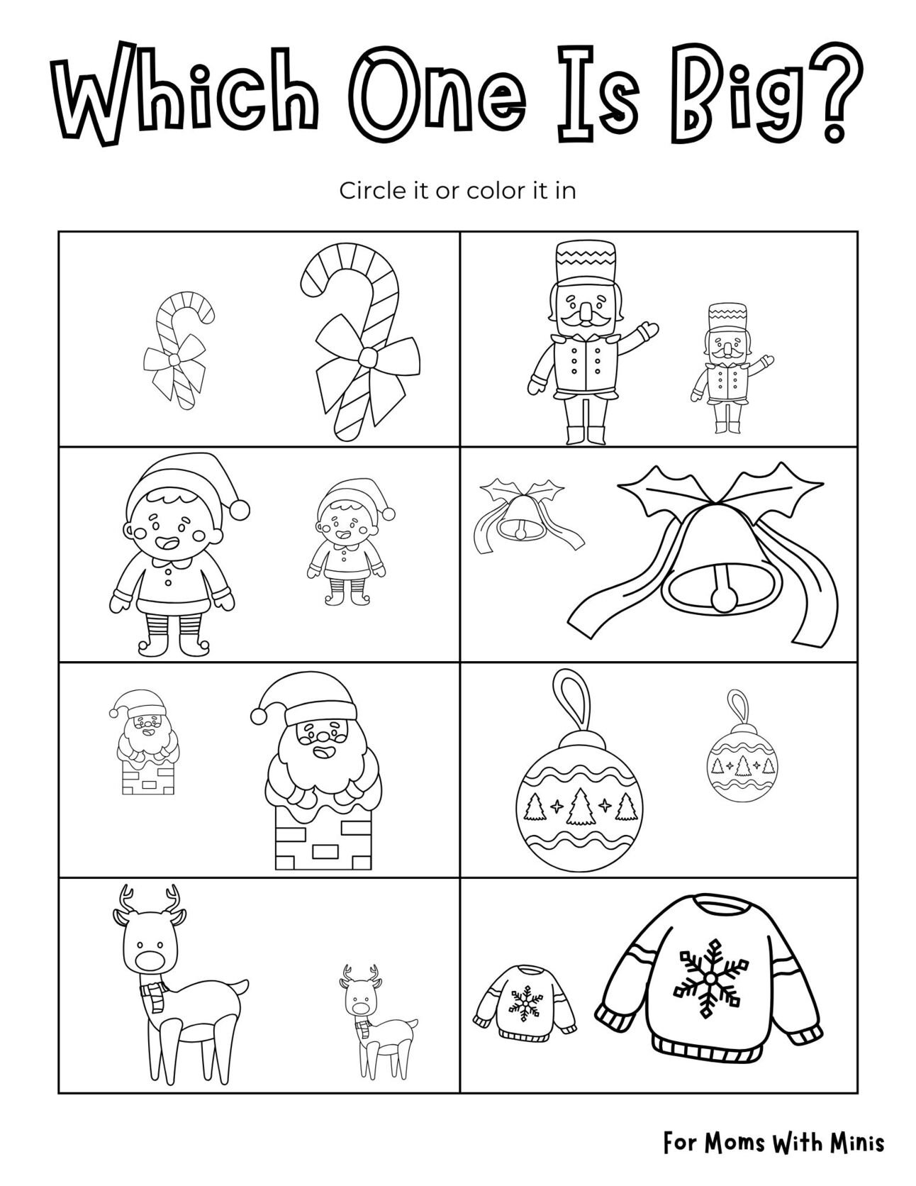 🎅 Christmas Big vs Small