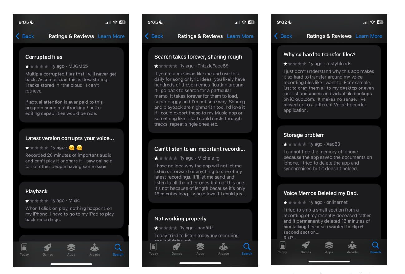 Voice Memos: A Love Story Gone Wrong
