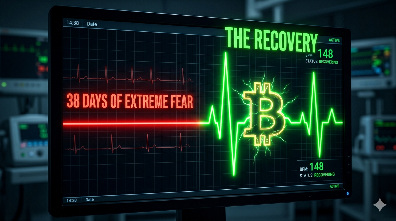 38 Days of Fear...Then Crypto Shows a Pulse