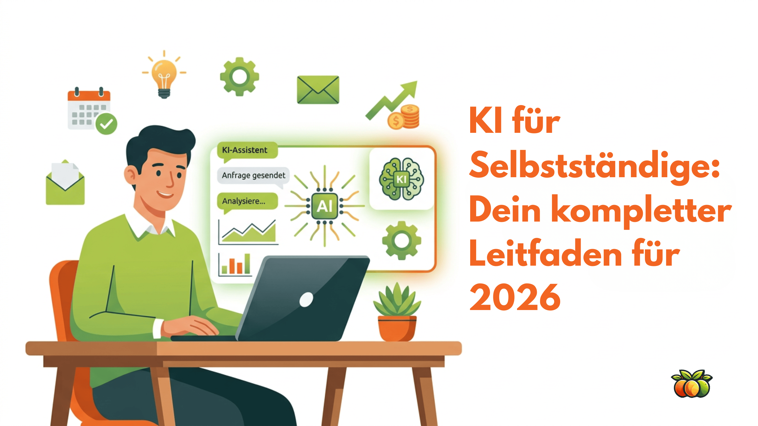 KI für Selbstständige: Dein kompletter Leitfaden für 2026 — Tools, Strategien und erste Schritte