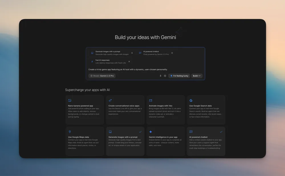 Google AI Studio Adds Vibe Coding for Text-to-App