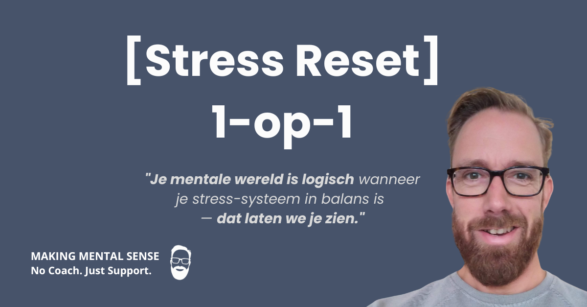 Grip op Stress in 5 Weken | 1-op-1  Je mentale wereld  is logisch.