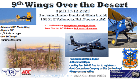 🌵 Giant Jets and Desert Skies