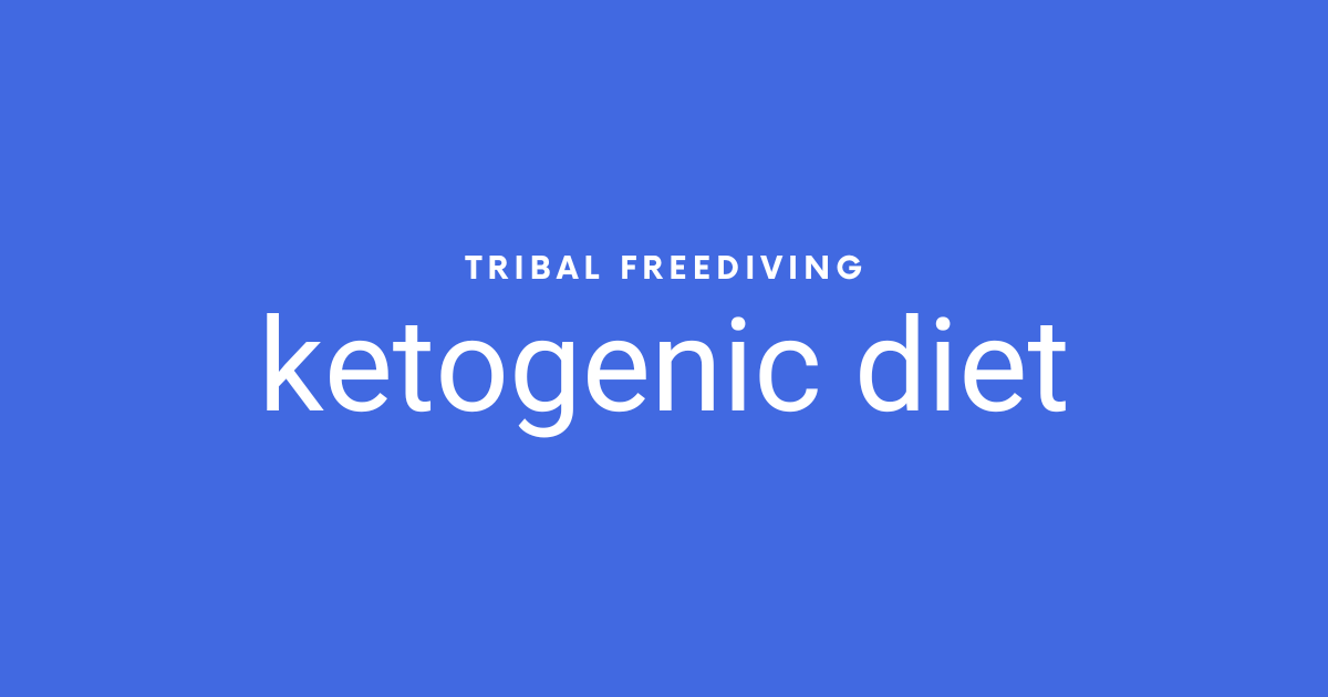On the ketogenic diet