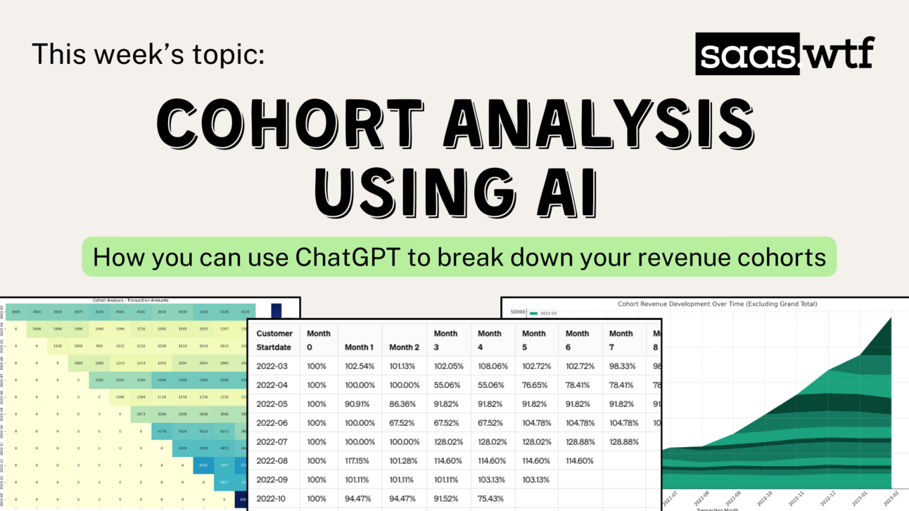 Cohort Analysis using AI