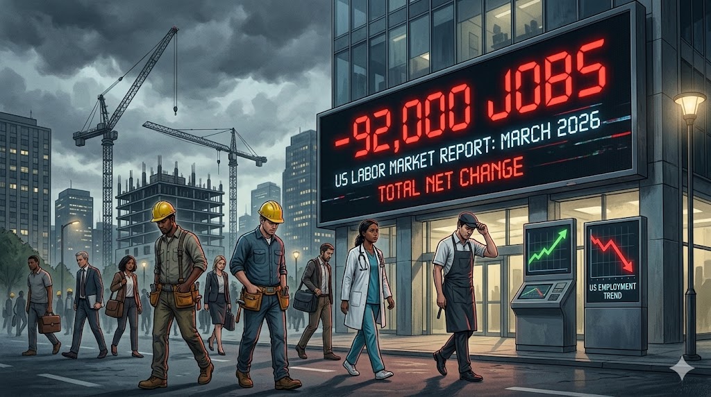 US Economy Unexpectedly Loses Jobs