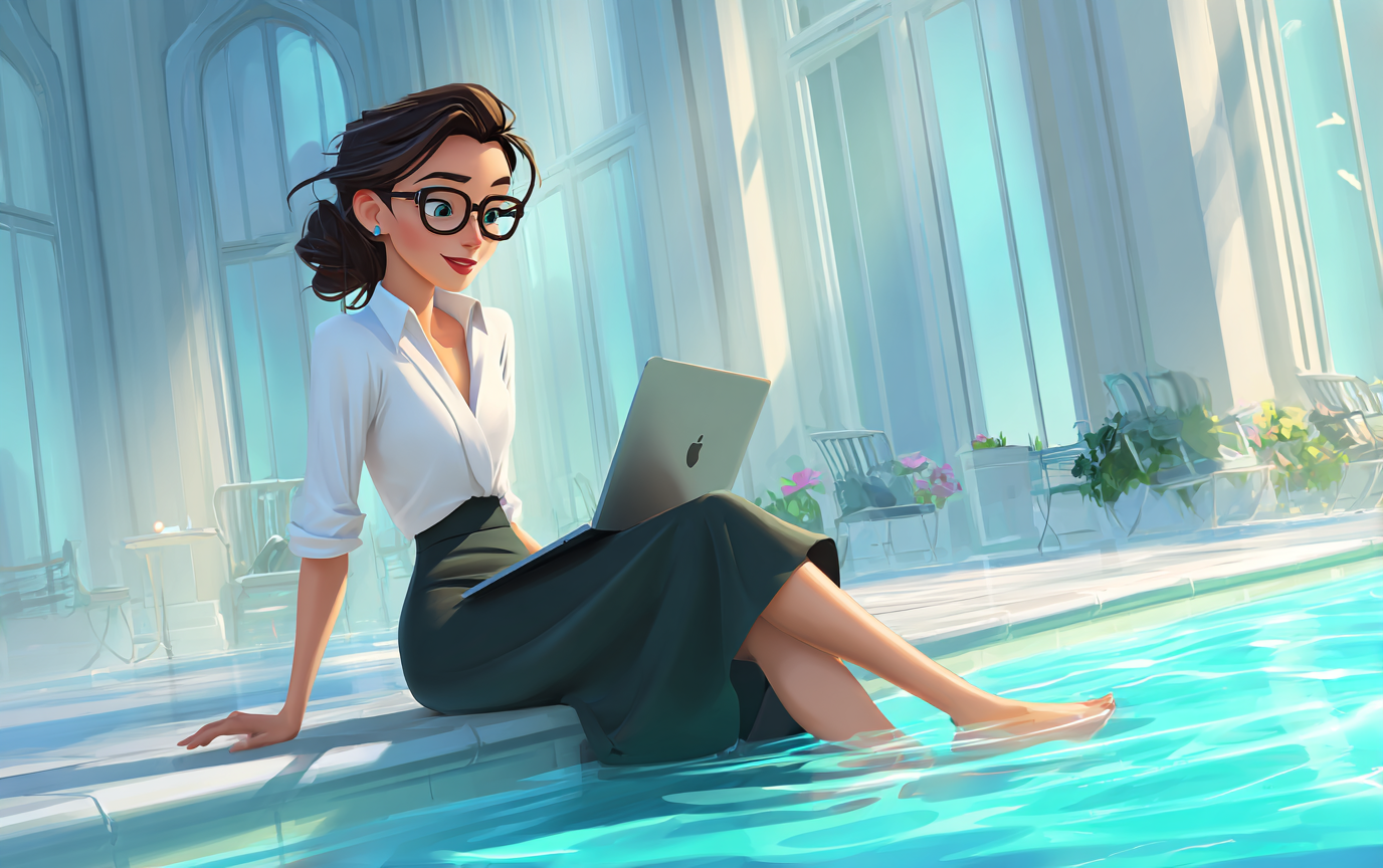 🏖️ 👩🏻‍💻 Tracances