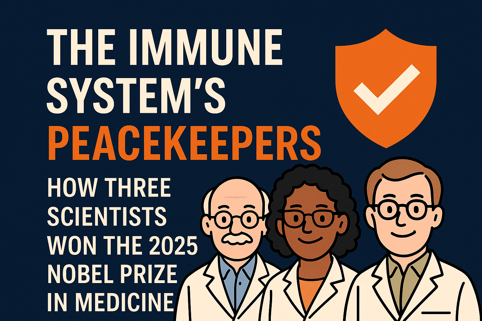 🧬 The Immune System’s Peacekeepers: How Three Scientists Won the 2025 Nobel Prize in Medicine