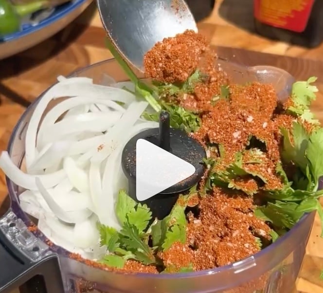 Crispy Steak Tacos with Shishito Pepper Chimichurri  