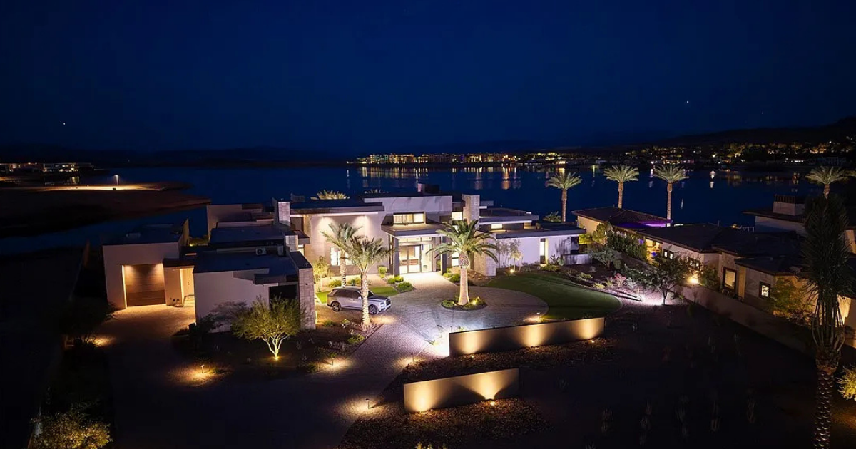 $10.5M Lakefront Masterpiece in Henderson Blends Luxury with Legendary Design