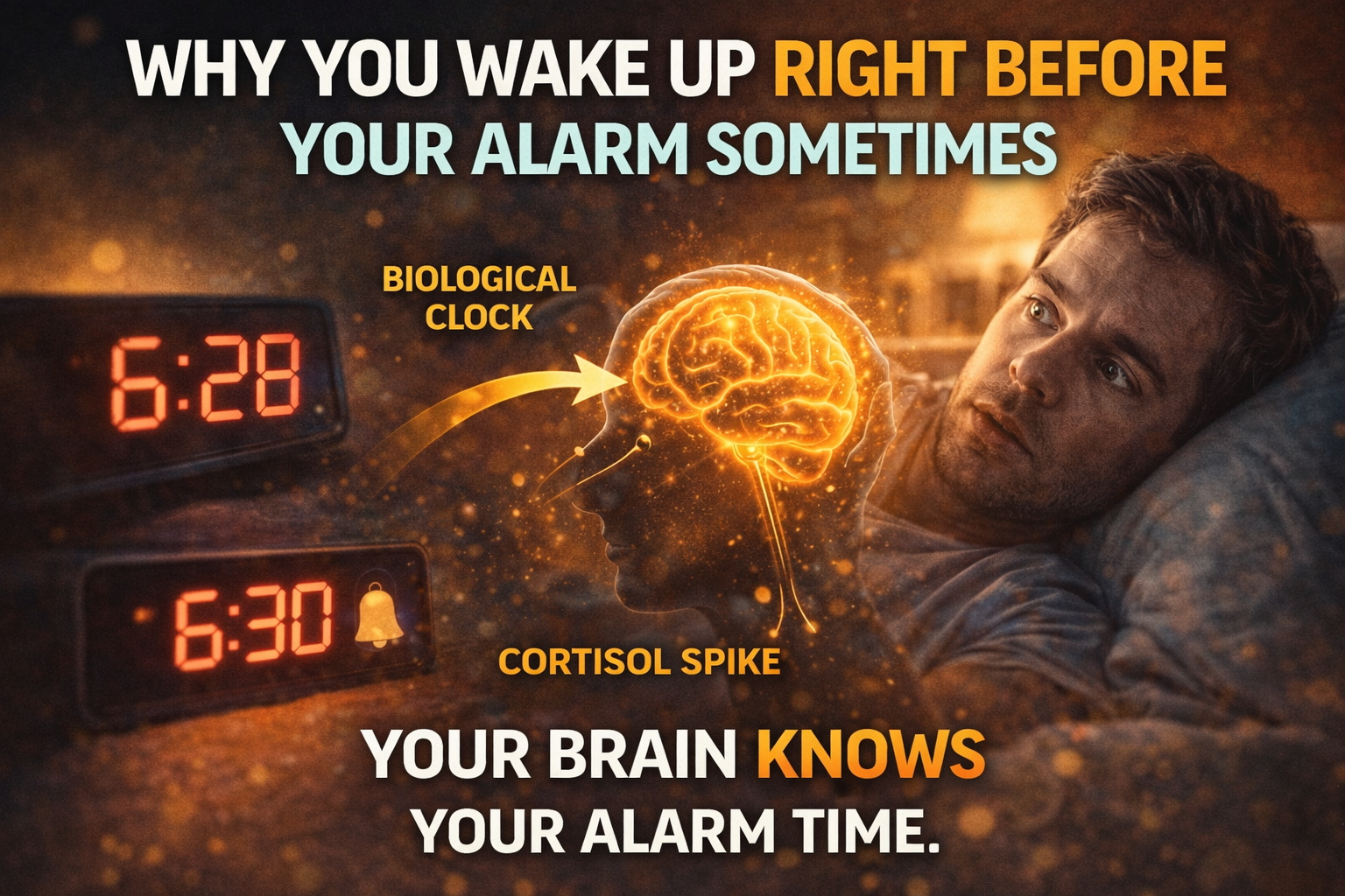 Why You Wake Up Right Before Your Alarm Sometimes?