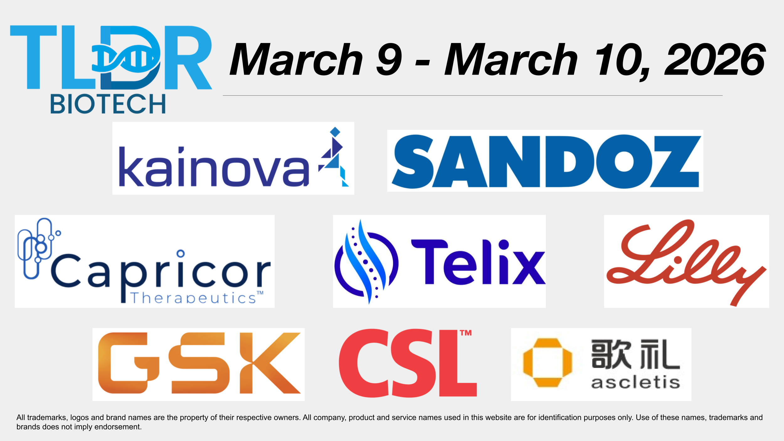 Biotech & Pharma Updates | March 9 - 10, 2026