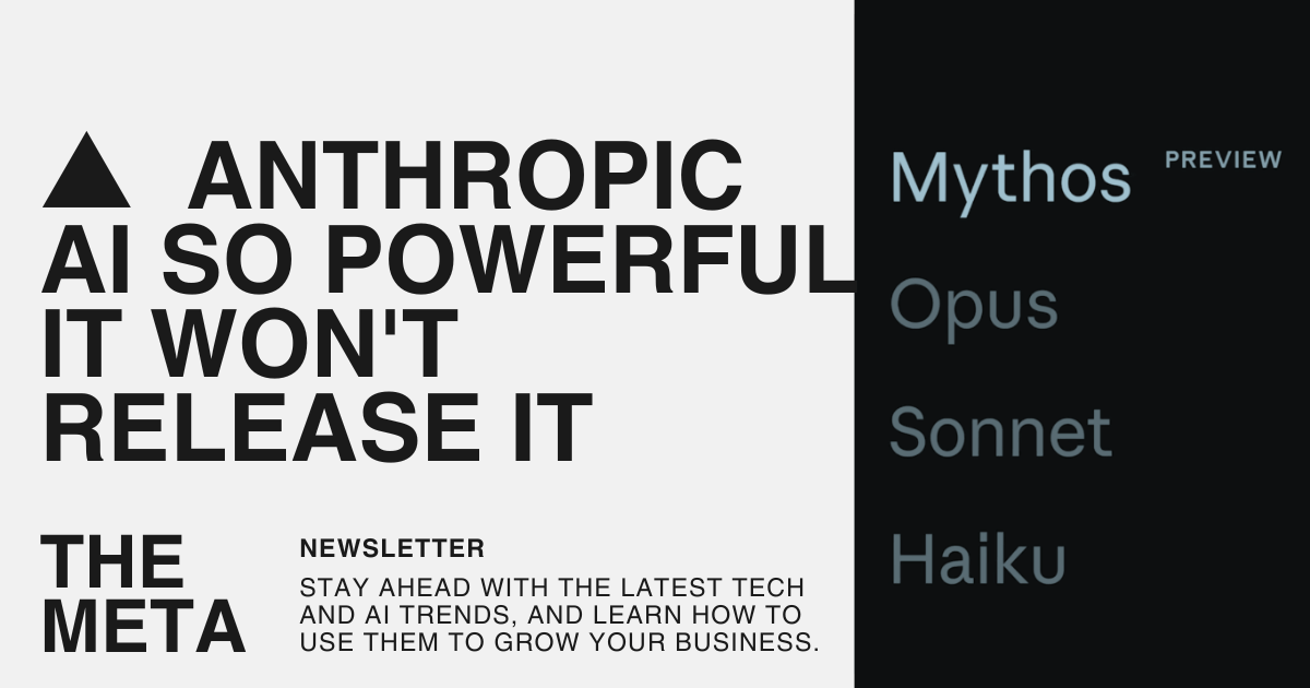 ▲ Anthropic Built an AI So Powerful It Won't Release It