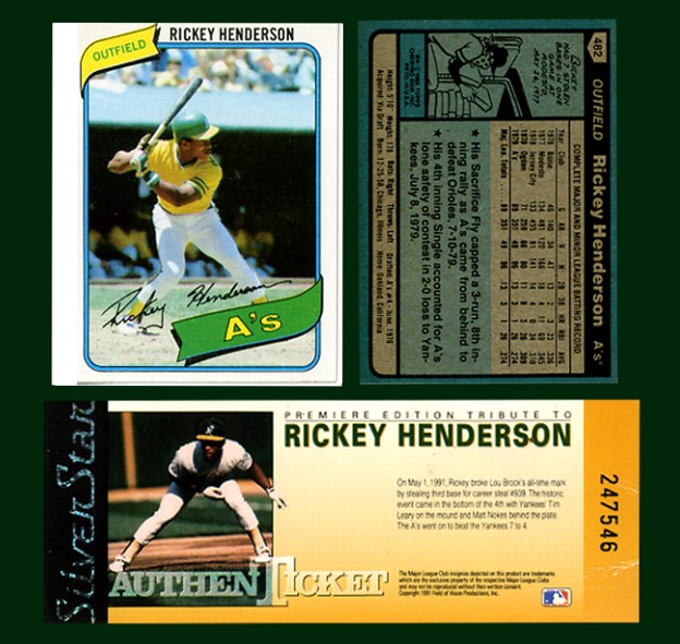 Rickey Henderson Reached Base All Night Without Swinging