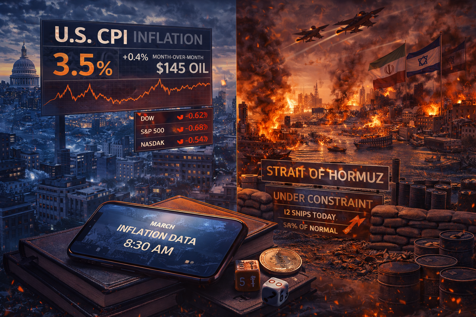 Inflation Landed. Oil Didn’t Fall Enough. Bitcoin Is Waiting.