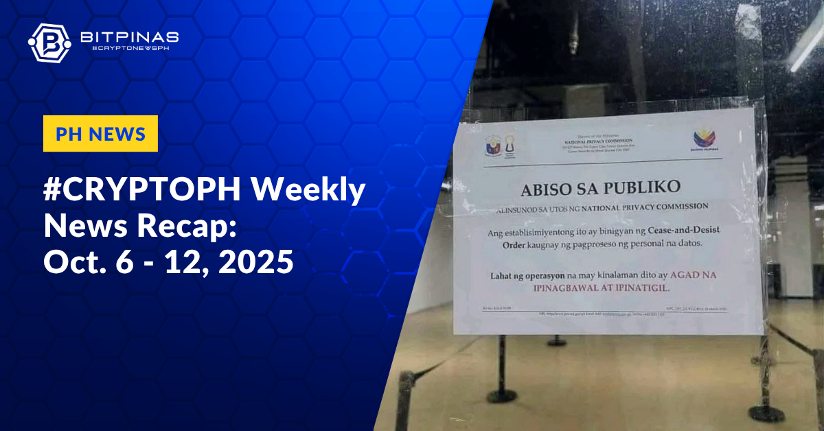 CryptoPH Weekly News Recap: Oct. 6 - 12, 2025