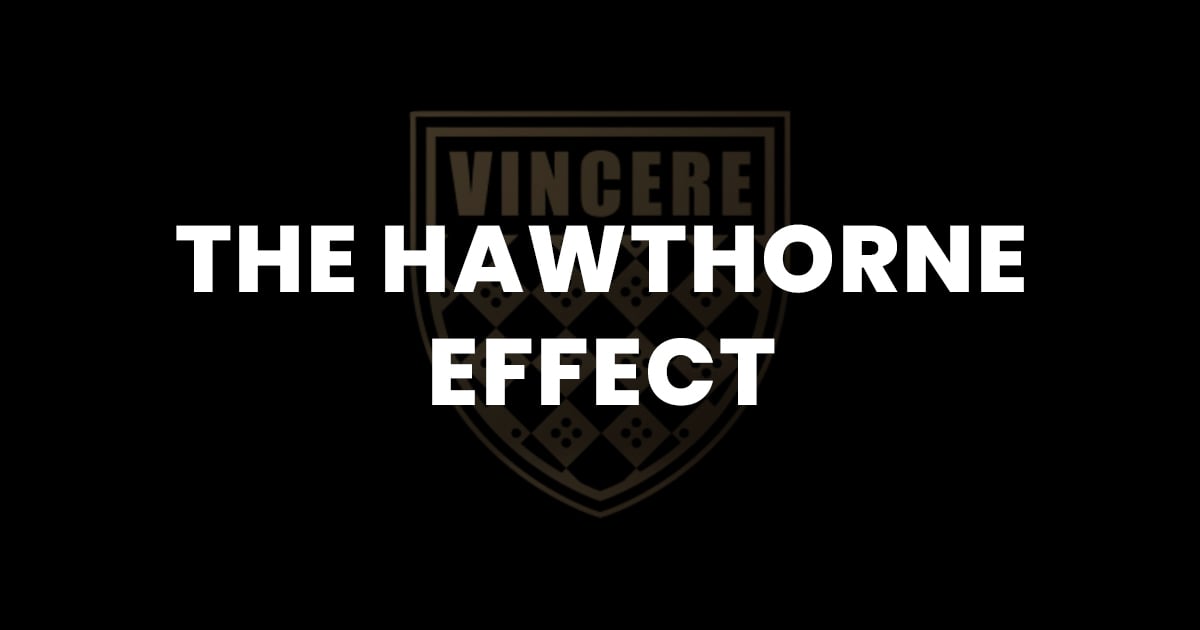 Want to Perform Better? Start by Being Watched