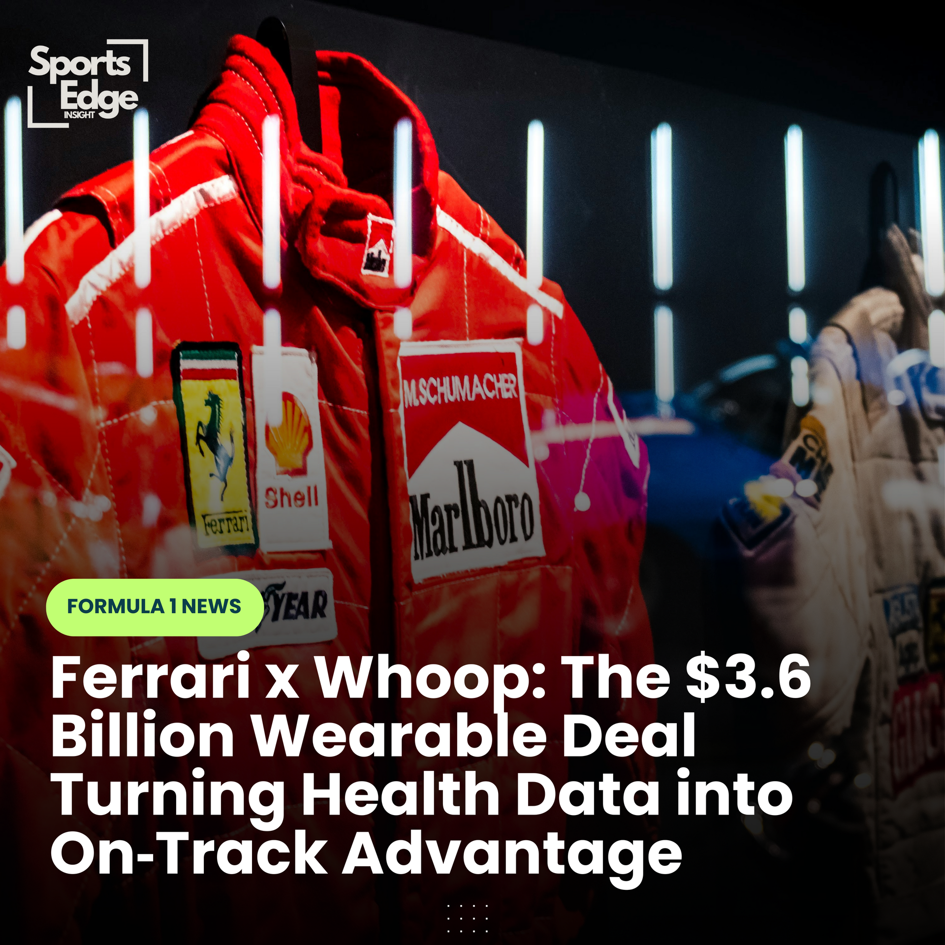 Ferrari x Whoop: The F1 Sponsorship Deal Redefining Human Performance