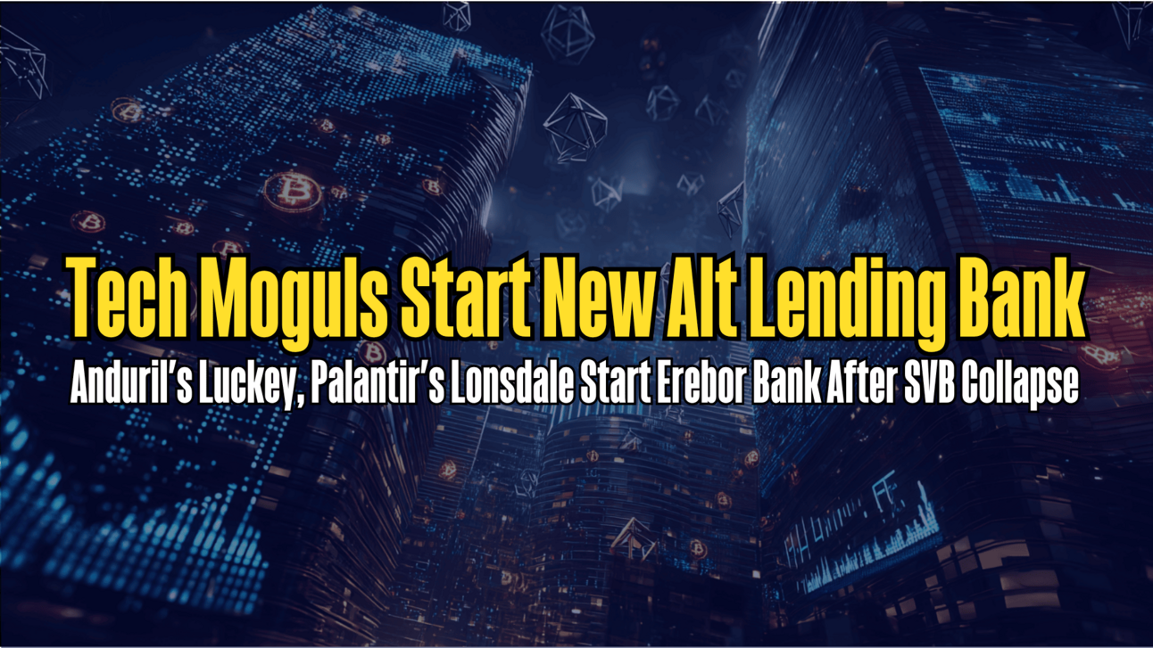 Tech Moguls Start New Alt Lending Bank for AI & Crypto Startups