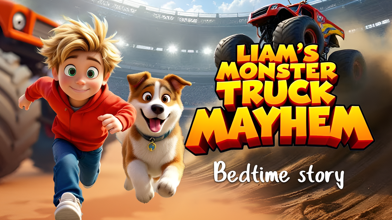 Today’s Story:  🛻 Liam's Monster Truck Mayhem 💥