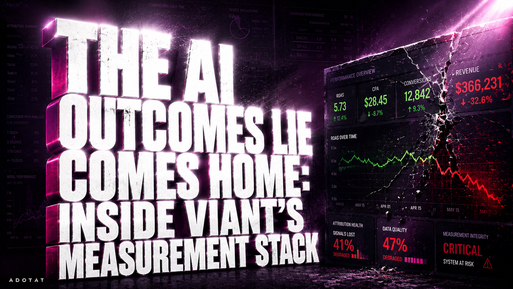 ADOTAT+ The AI Outcomes Lie Comes Home: Inside Viant's Measurement Stack 