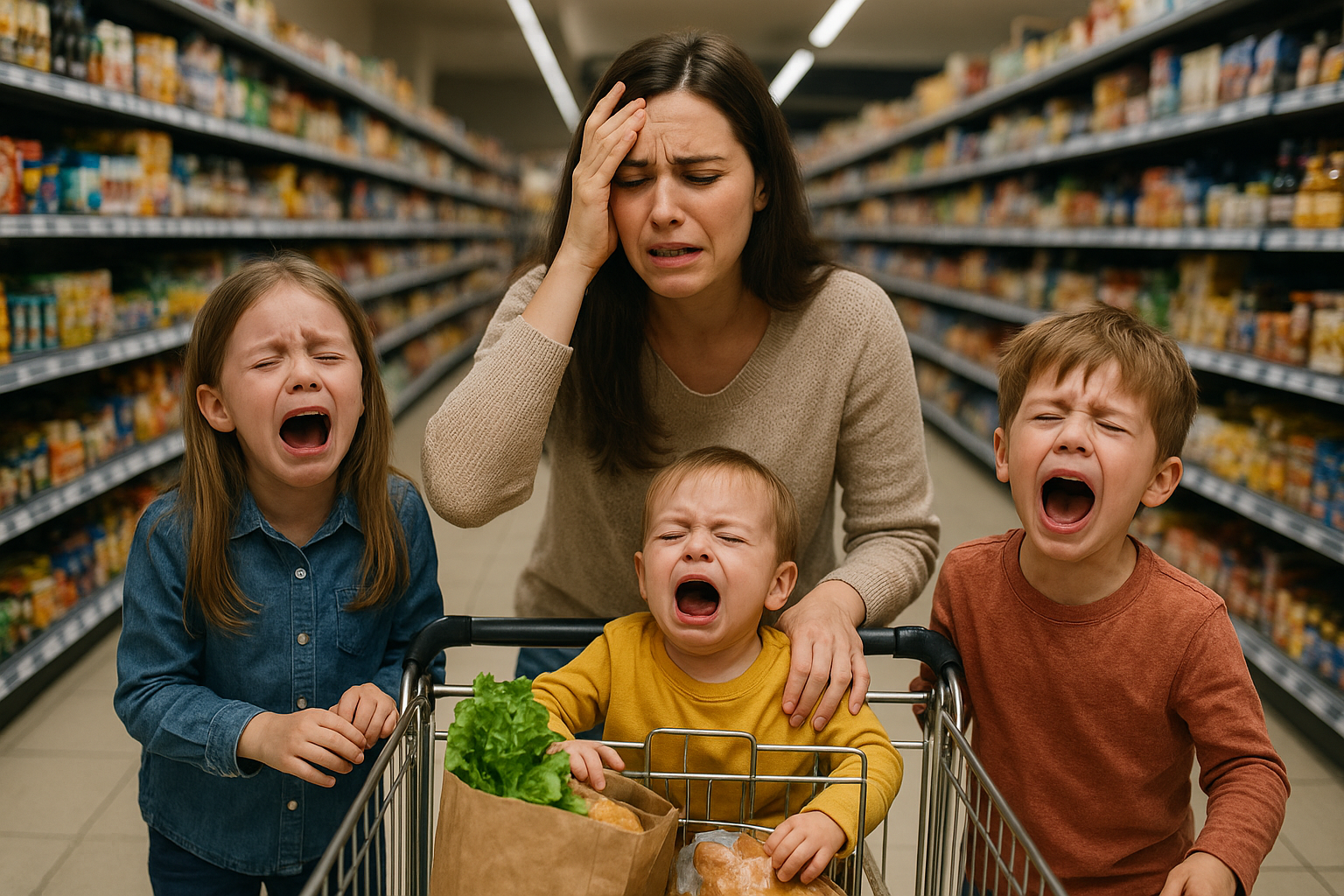 Surviving Aisle 5: Why Grocery Shopping With Kids Deserves a Medal