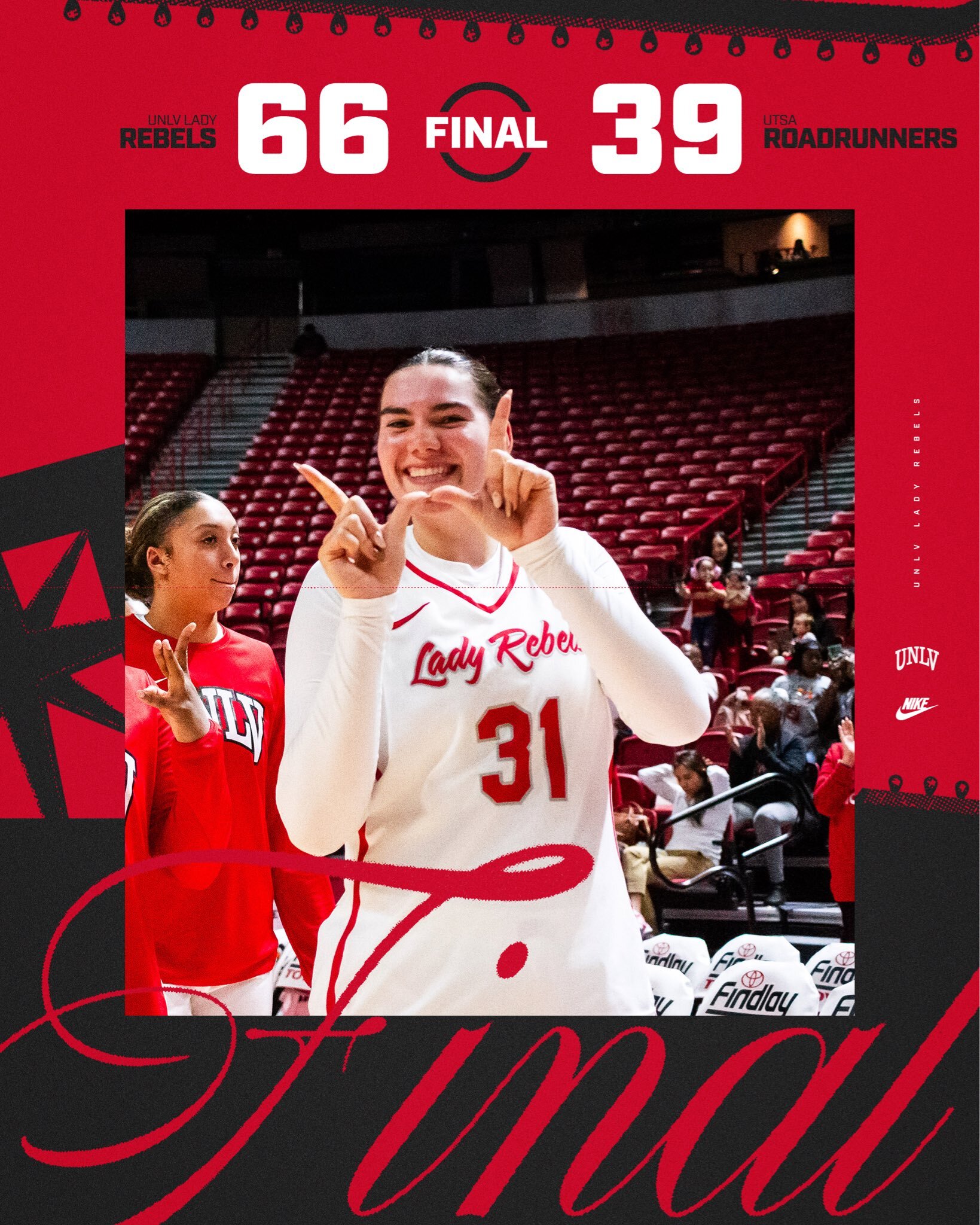 Lady Rebels Smother UTSA 66-39 Behind Relentless Defense and a Statement First Quarter