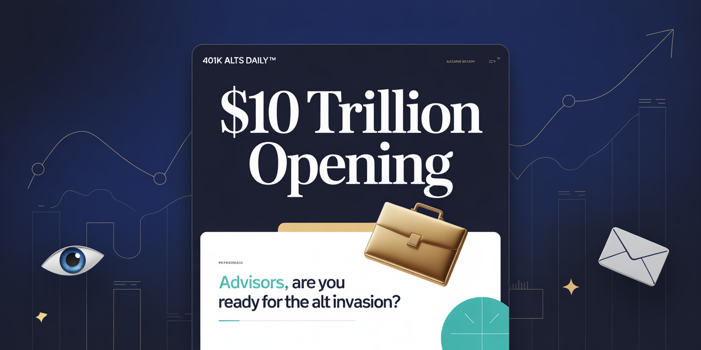 ✉️ $10 Trillion Opening: Advisors, Are You Ready for the Alt Invasion?