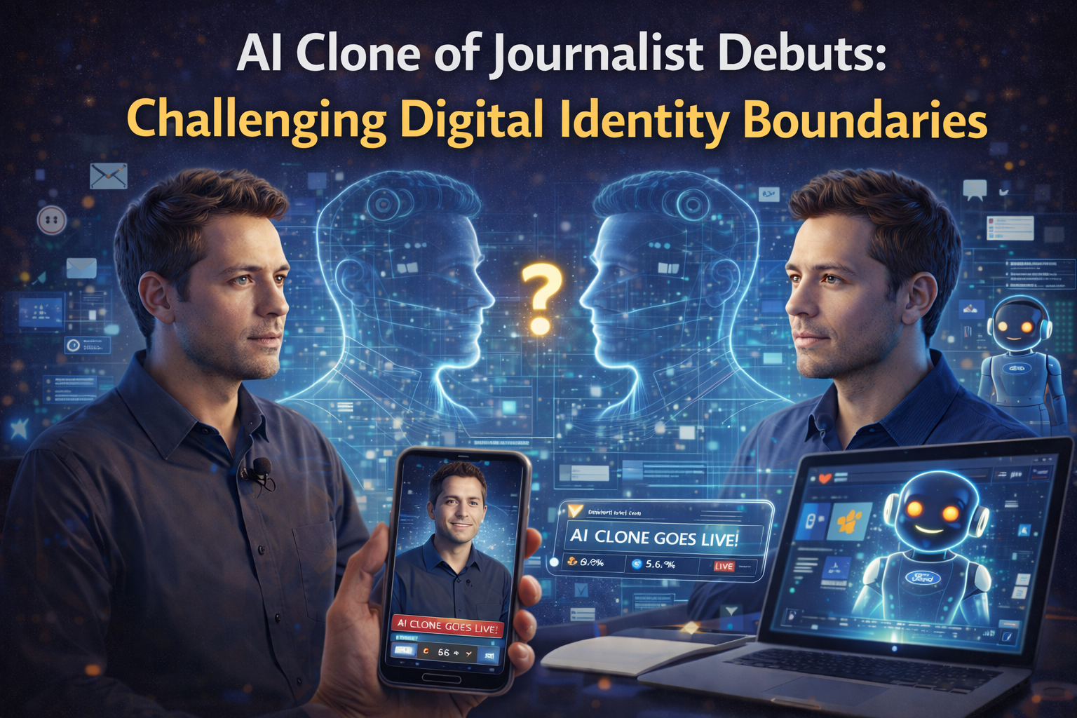 AI Clone of Journalist Debuts: Challenging Digital Identity Boundaries