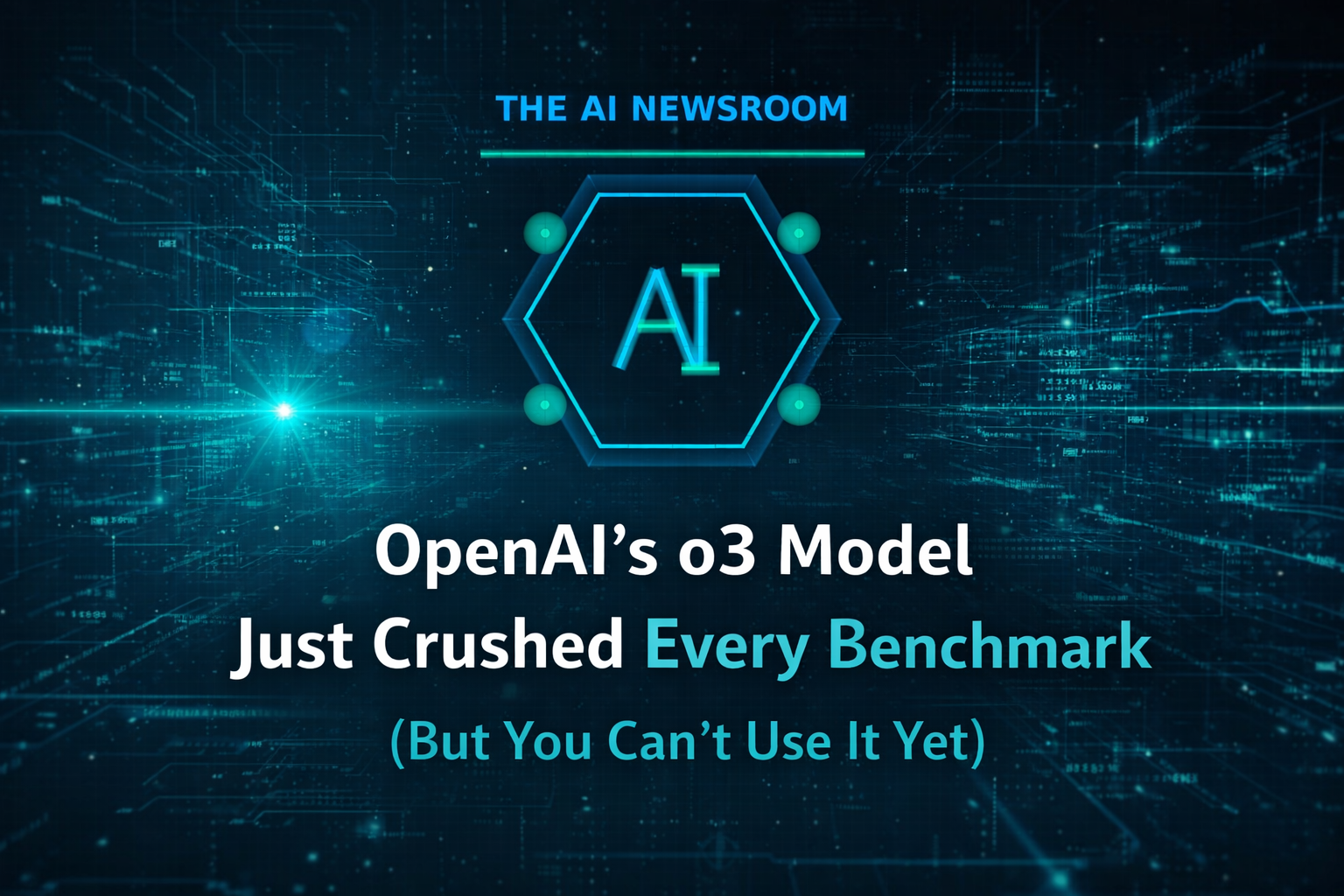 OpenAI's o3 Model Just Crushed Every Benchmark (But You Can't Use It Yet)
