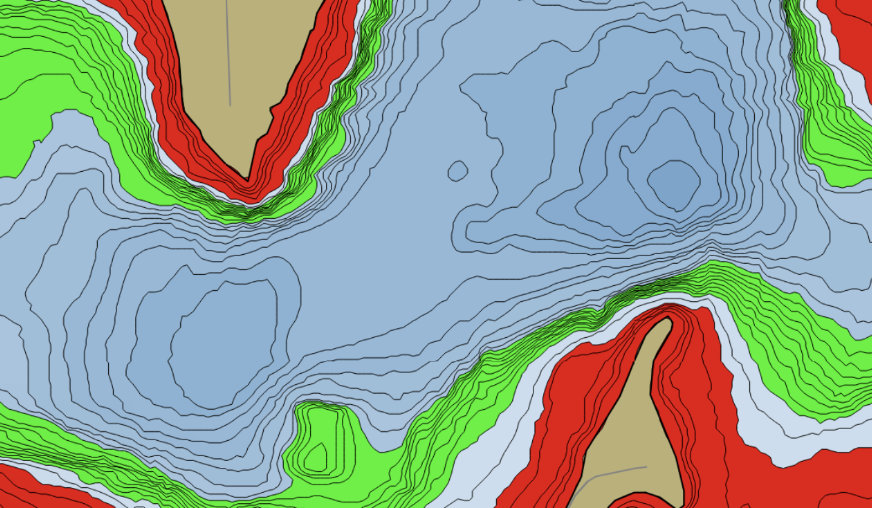 Let me show you 50 marked-up lake maps!