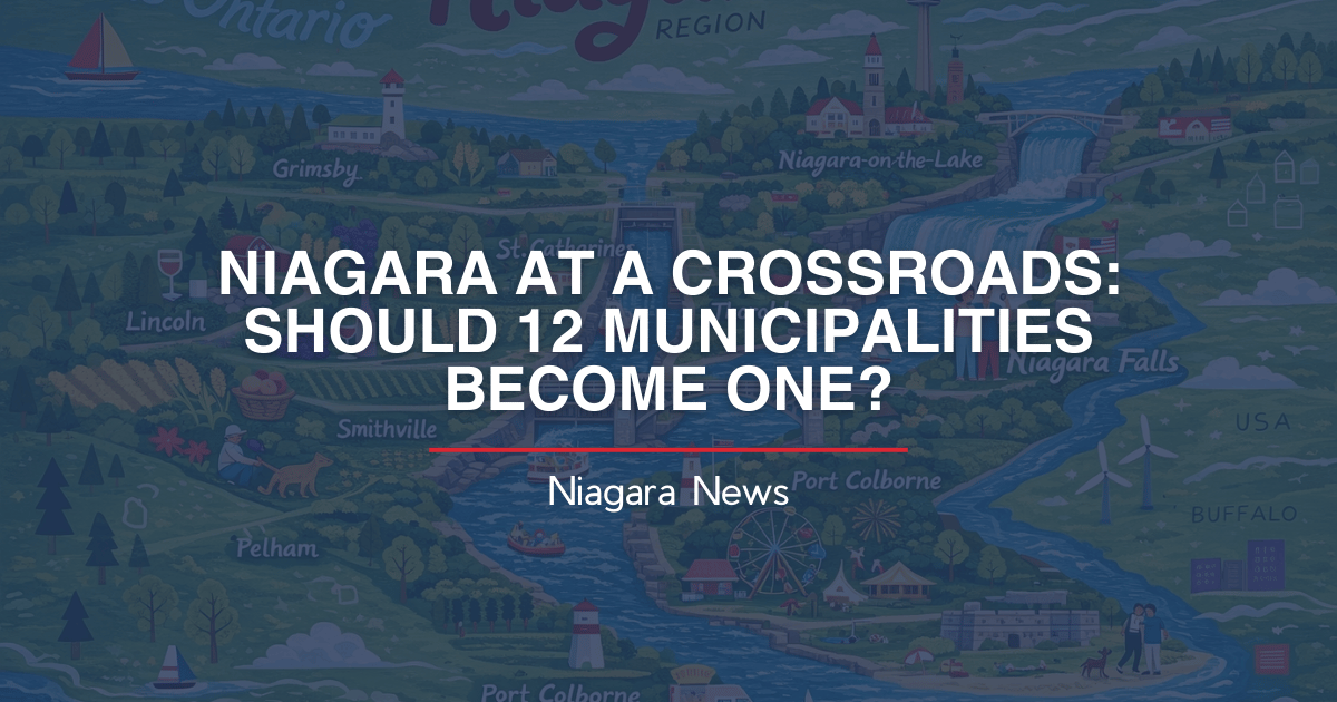 NIAGARA AT A CROSSROADS: SHOULD 12 MUNICIPALITIES BECOME ONE?