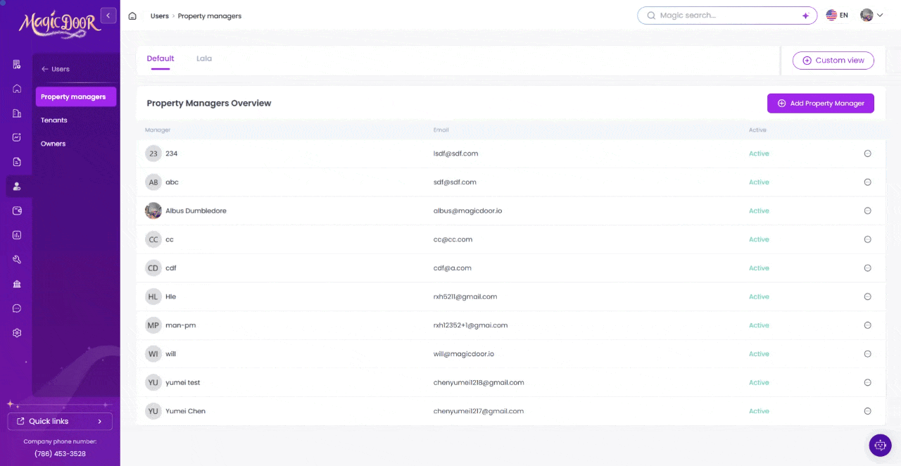 ✨ New in MagicDoor: Full Control Over Property Manager Access