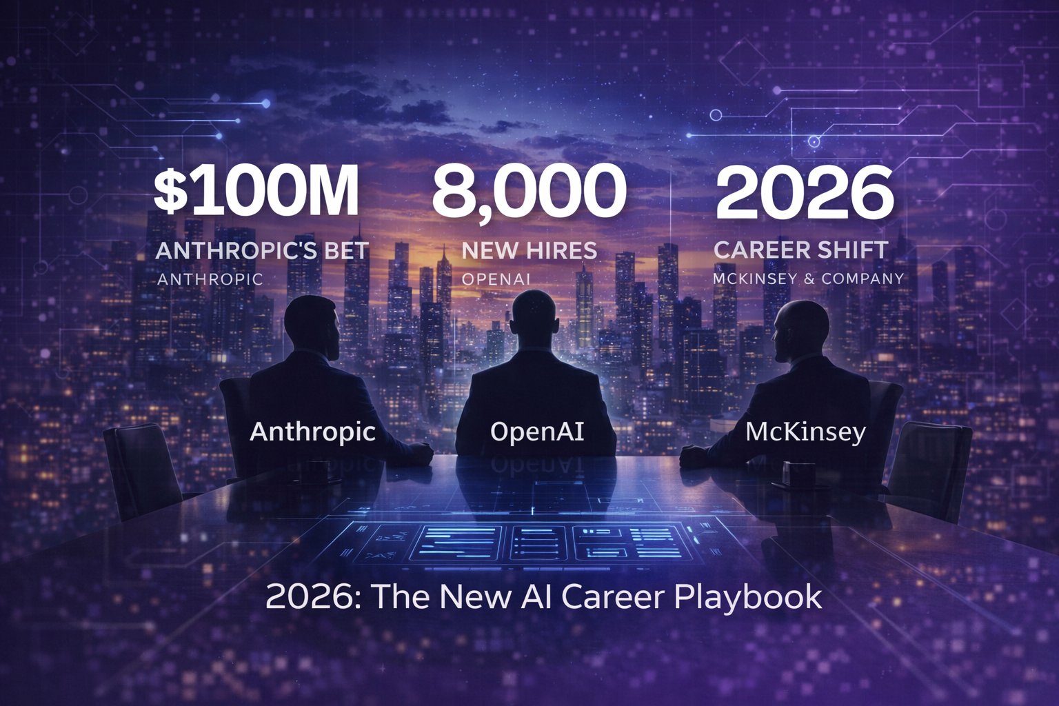 🟣 Anthropic's $100M Bet, OpenAI's 8K Hires, 2026 AI Career Shift